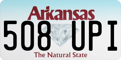 AR license plate 508UPI