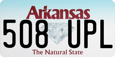 AR license plate 508UPL