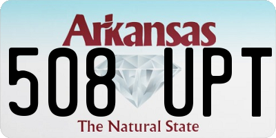 AR license plate 508UPT