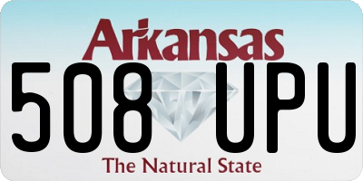 AR license plate 508UPU