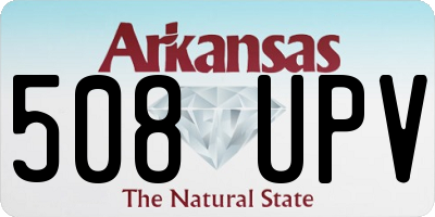 AR license plate 508UPV