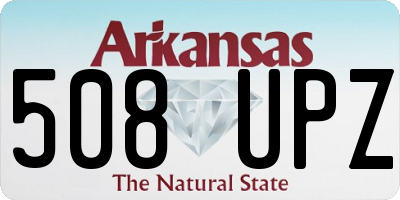 AR license plate 508UPZ