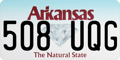 AR license plate 508UQG