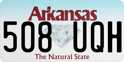 AR license plate 508UQH
