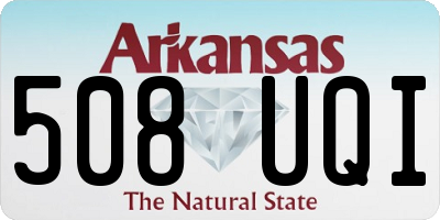 AR license plate 508UQI