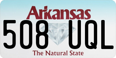 AR license plate 508UQL