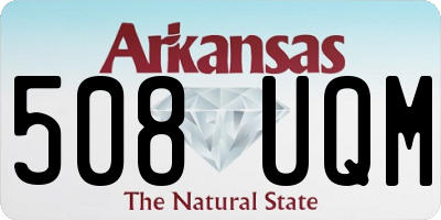 AR license plate 508UQM
