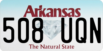 AR license plate 508UQN