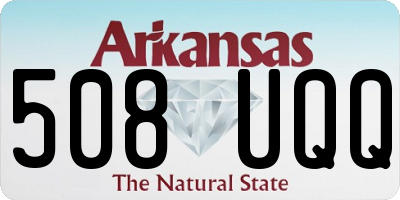 AR license plate 508UQQ