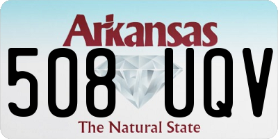 AR license plate 508UQV