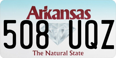 AR license plate 508UQZ