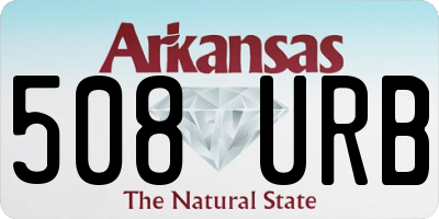 AR license plate 508URB