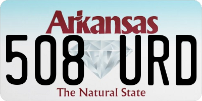 AR license plate 508URD
