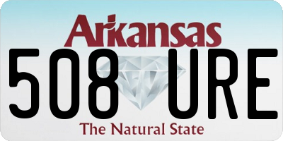 AR license plate 508URE