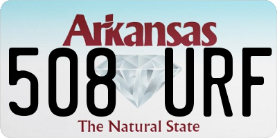 AR license plate 508URF