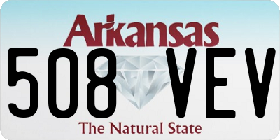 AR license plate 508VEV