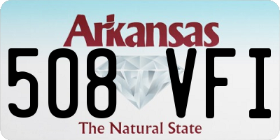 AR license plate 508VFI
