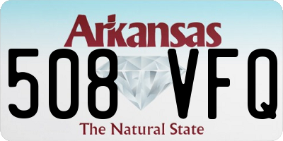 AR license plate 508VFQ