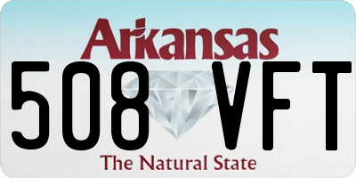 AR license plate 508VFT
