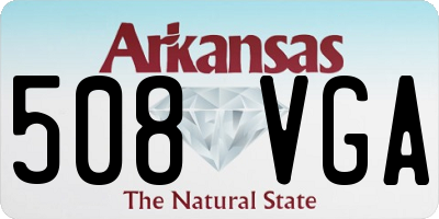AR license plate 508VGA