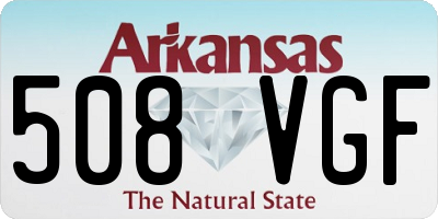 AR license plate 508VGF
