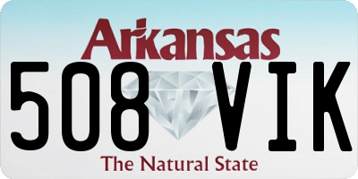 AR license plate 508VIK