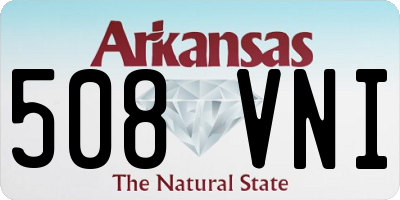 AR license plate 508VNI