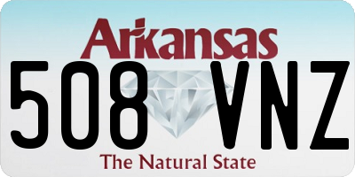 AR license plate 508VNZ