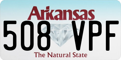 AR license plate 508VPF