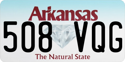 AR license plate 508VQG