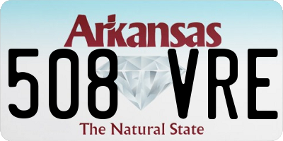 AR license plate 508VRE