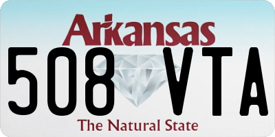 AR license plate 508VTA