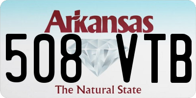 AR license plate 508VTB