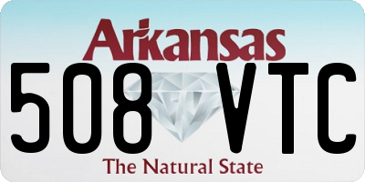 AR license plate 508VTC