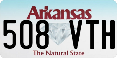 AR license plate 508VTH