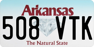 AR license plate 508VTK