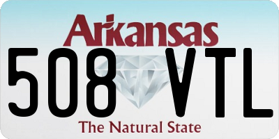 AR license plate 508VTL