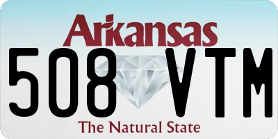 AR license plate 508VTM
