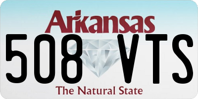 AR license plate 508VTS