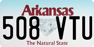 AR license plate 508VTU