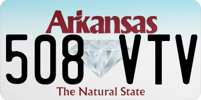 AR license plate 508VTV