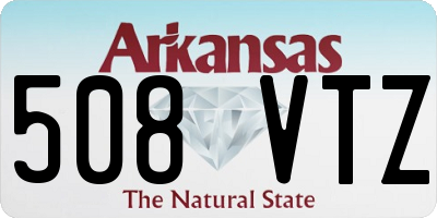 AR license plate 508VTZ