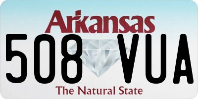 AR license plate 508VUA