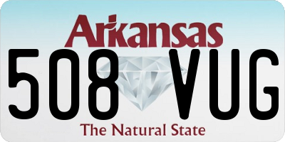 AR license plate 508VUG