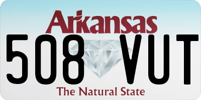 AR license plate 508VUT