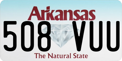 AR license plate 508VUU