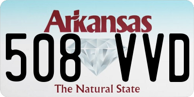 AR license plate 508VVD