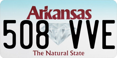 AR license plate 508VVE