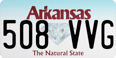 AR license plate 508VVG