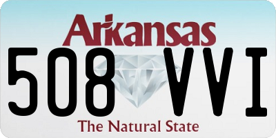 AR license plate 508VVI